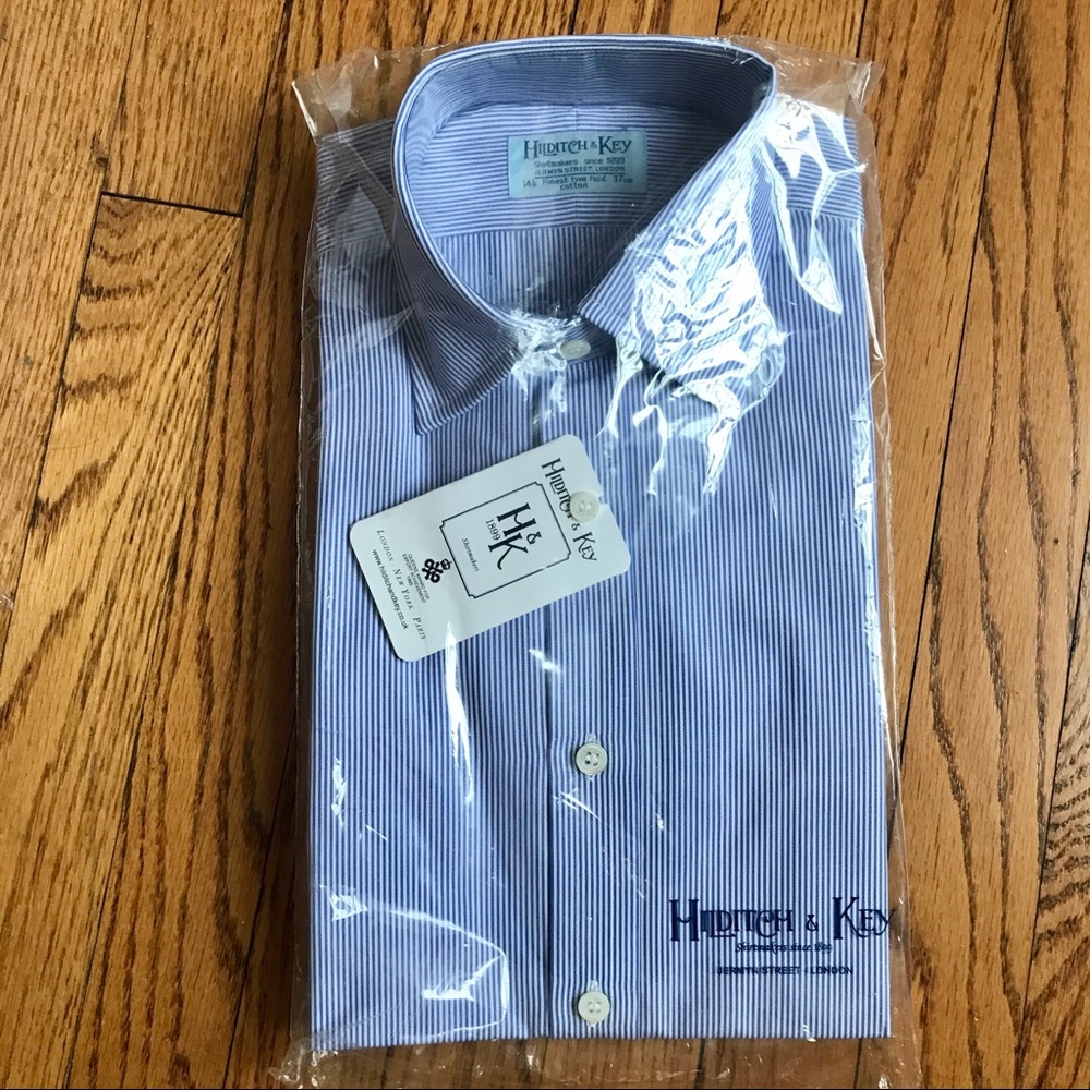 Hilditch & Key Classic Fit 14.5 Men’s Dress Shirt